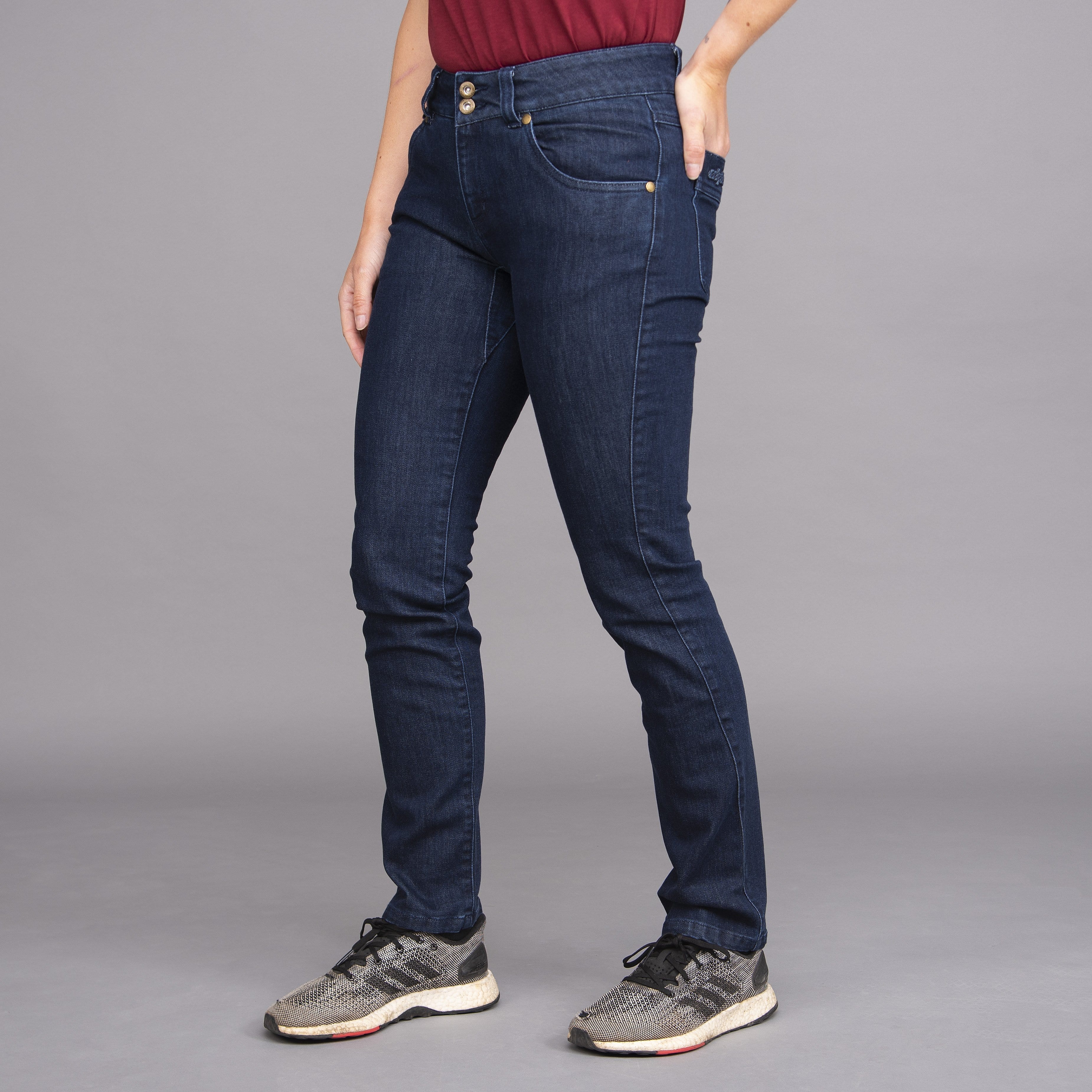 Woman within clearance store jeans