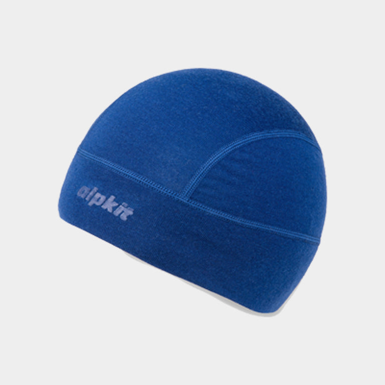 alpkit kepler liner beanie merino beanie in navy blue