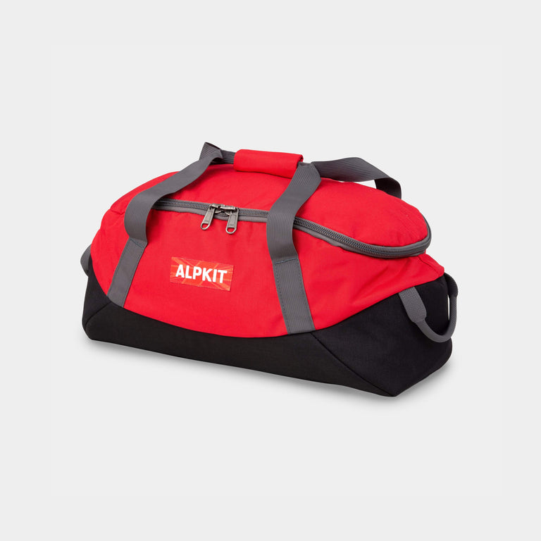 alpkit kitbag 30 duffle bag in chilli red 