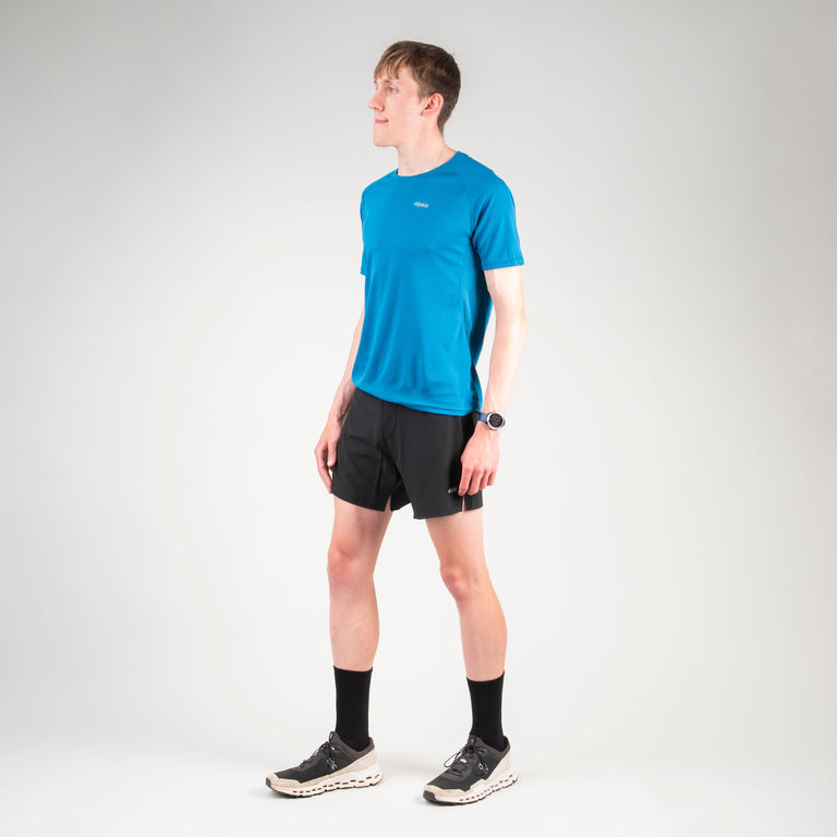 alpkit mens koulin trail shorts for trail running fell running in black outfit