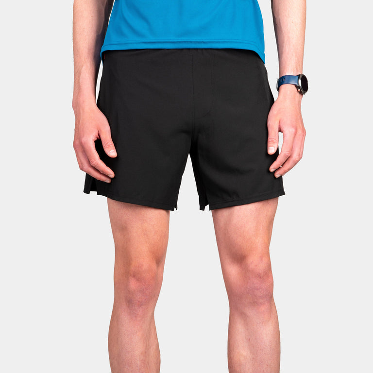 alpkit mens koulin trail shorts for trail running fell running in black|sm