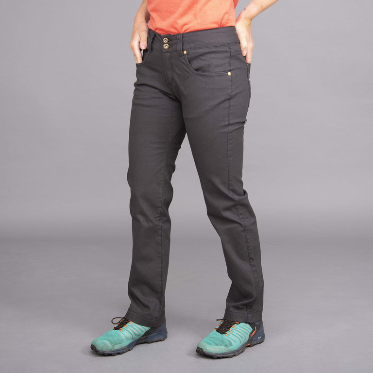 womens kraft pant trouser in tarmac - closed