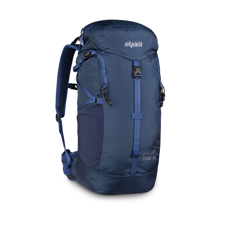 Alpkit Ledge 35l pack in nemo - closed