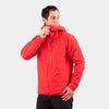 alpkit mens definition waterproof jacket in chilli red  - closed