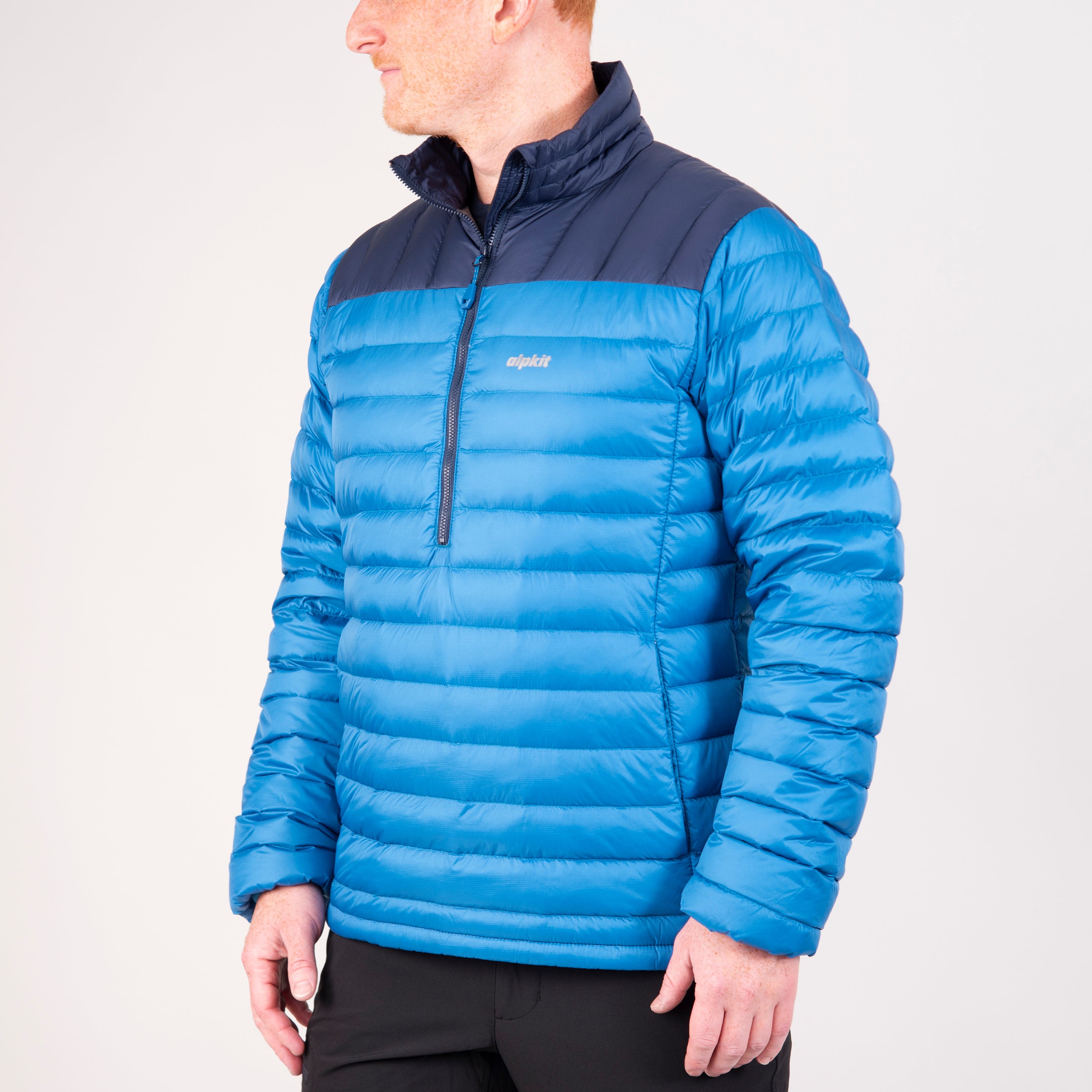 Mens down pullover jacket sale