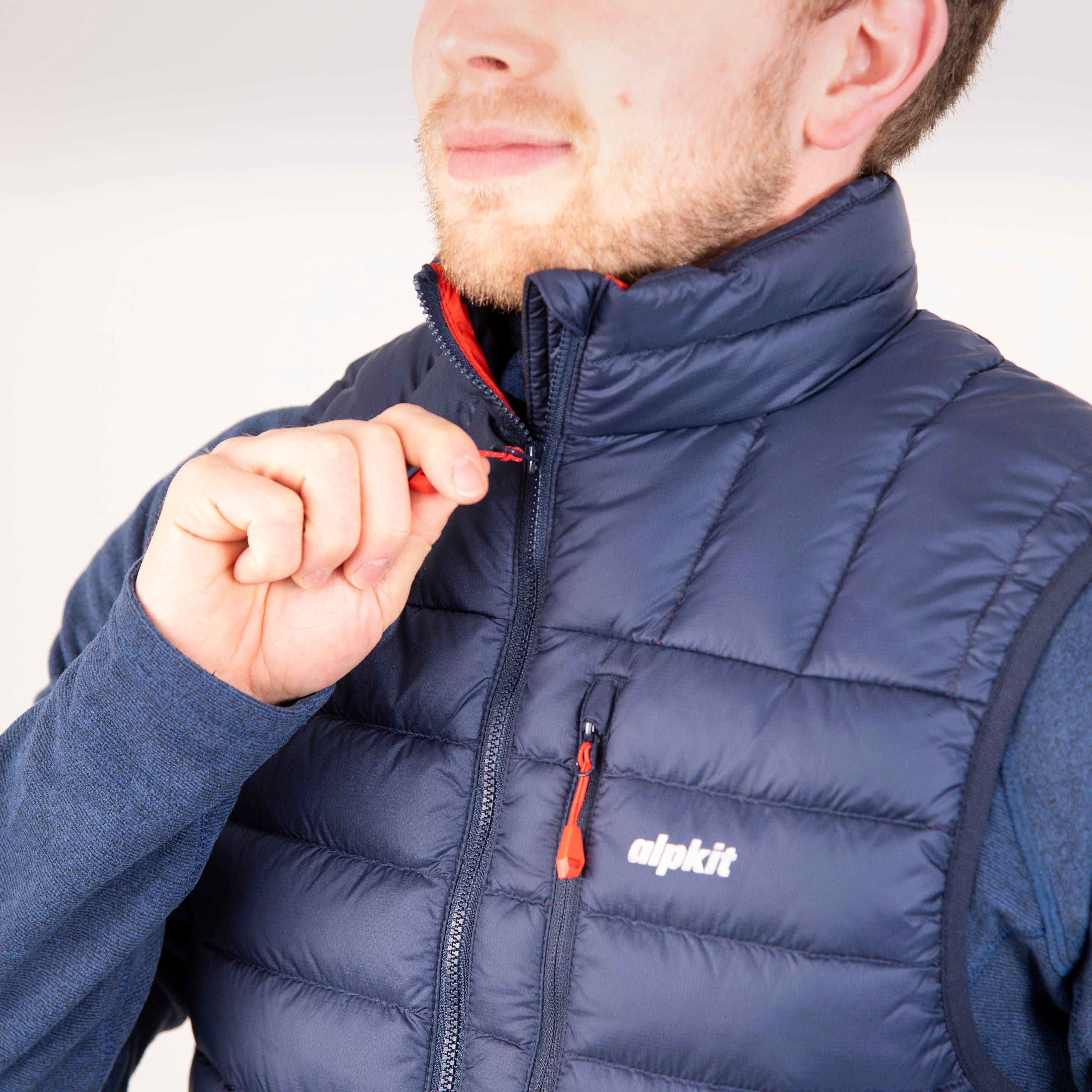 Down filled hot sale gilet mens