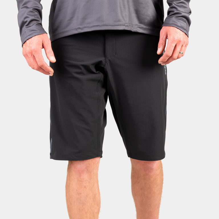 Alpkit mens floe baggy mountain bike shorts in black