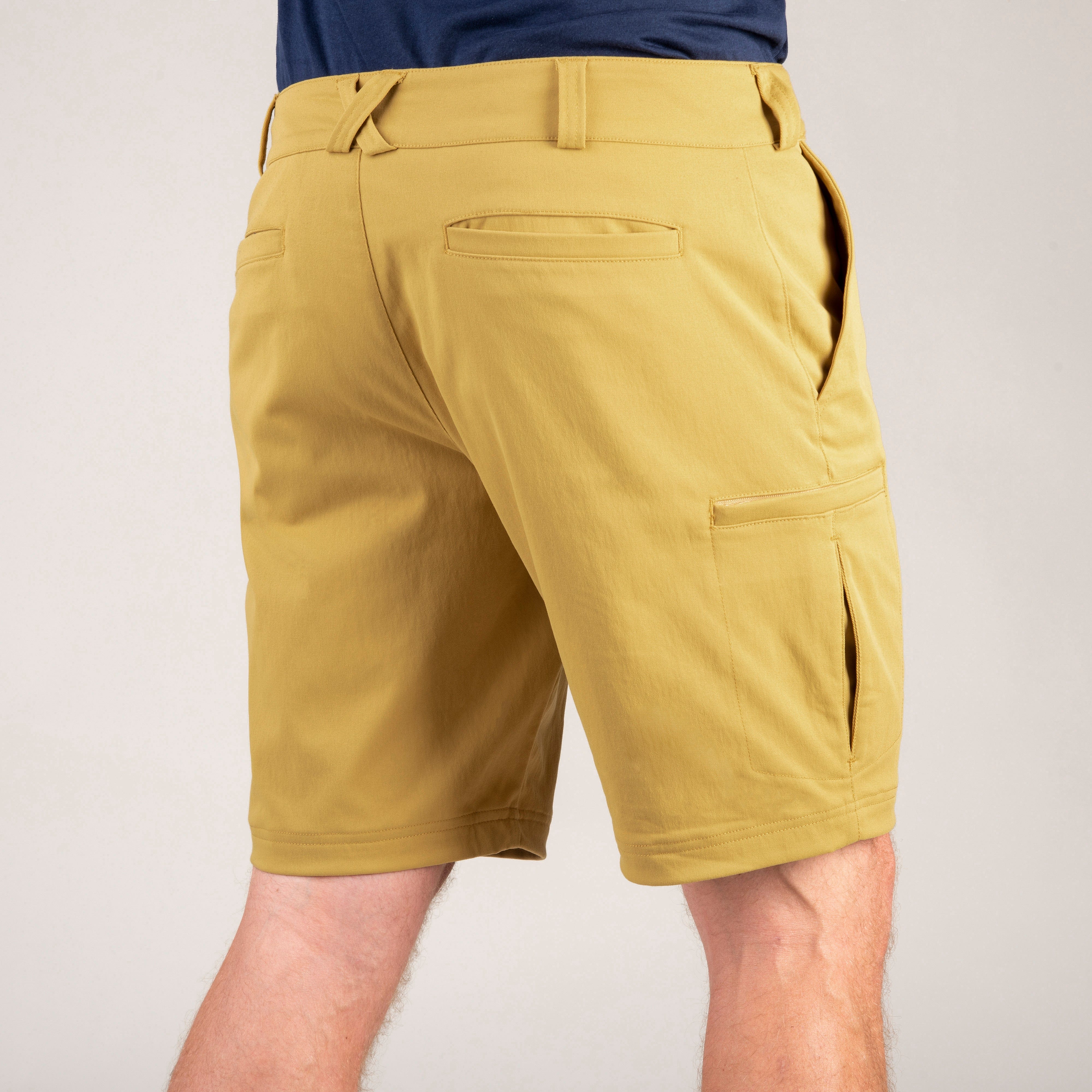 Mens yellow clearance cargo shorts