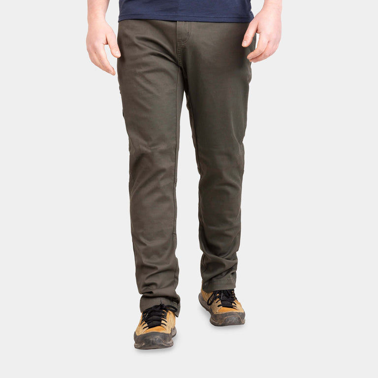 alpkit mens Kraft trousers in kelp green