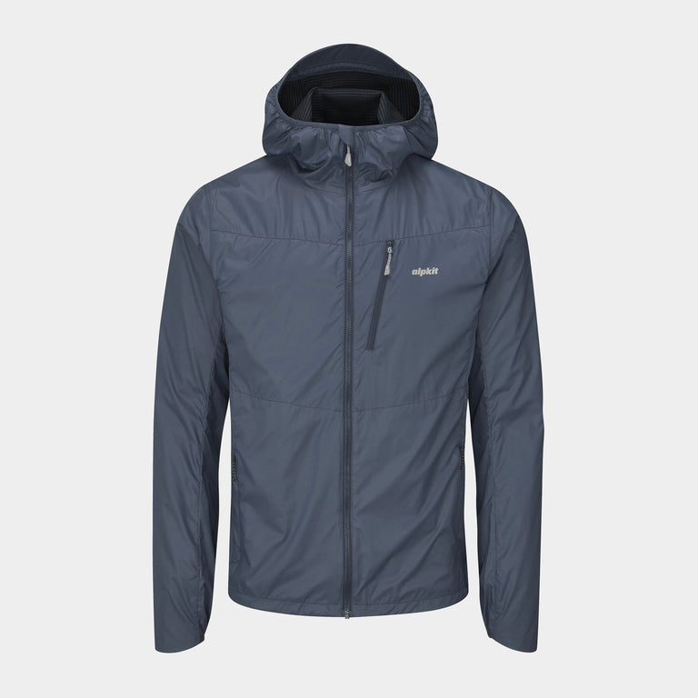 mens alpkit morphosis jacket in slate - closed