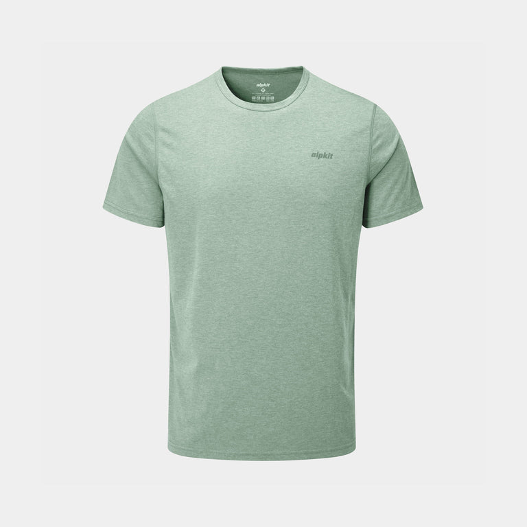 mens Alpkit picu tee in lichen - closed