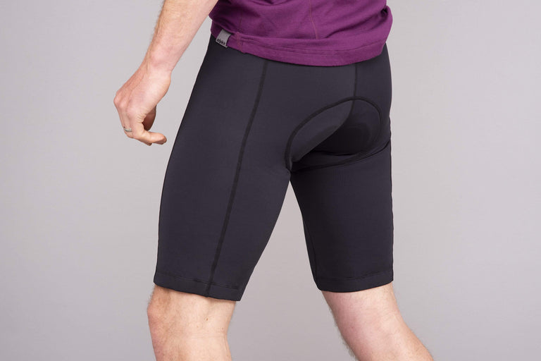 mens alpkit rhythm elite cycling shorts rear