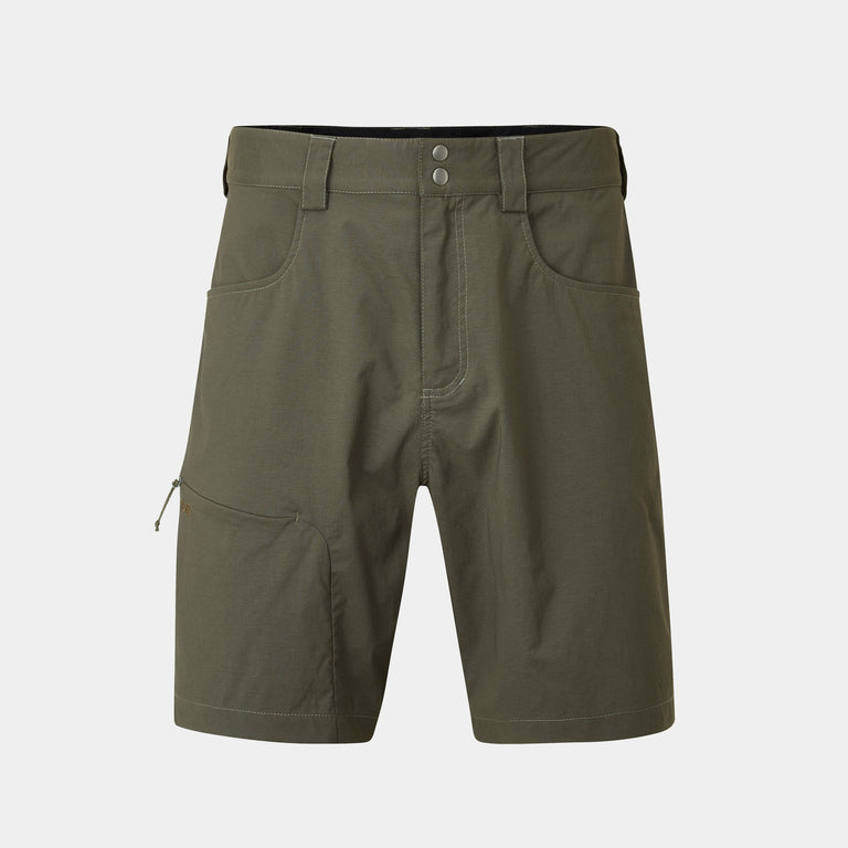 alpkit mens teleki shorts in kelp green