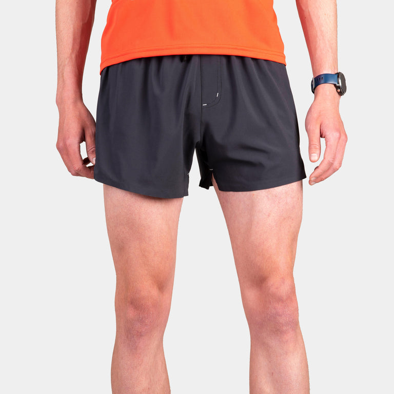 alpkit vayper 4 ultralight 5in running shorts in black