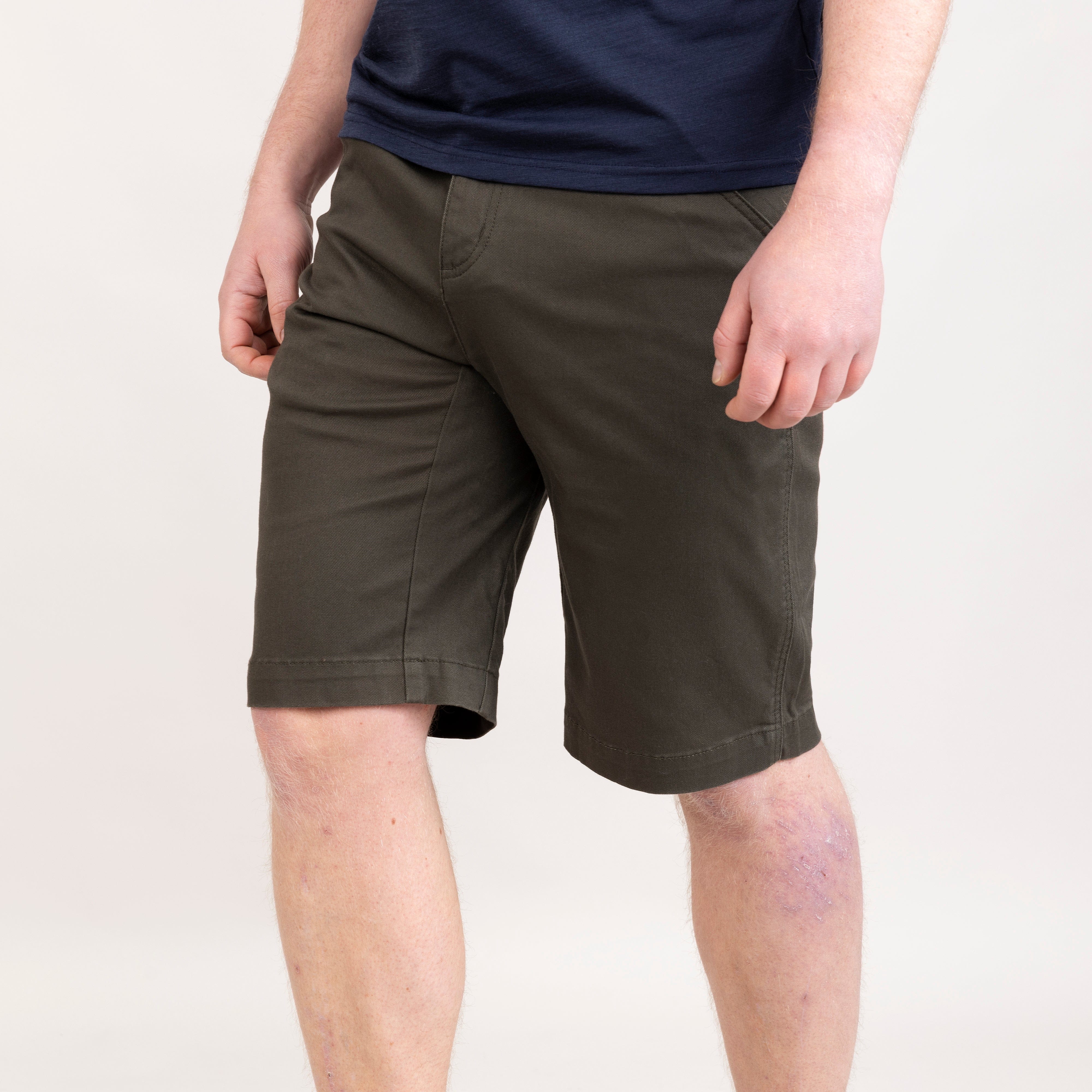 Mens over clearance knee shorts