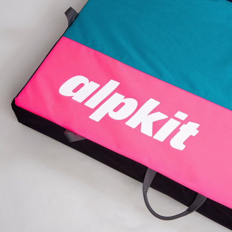 alpkit origin bouldering mat boulder pad backpack print