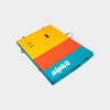 alpkit origin bouldering mat boulder pad in pina colada - closed