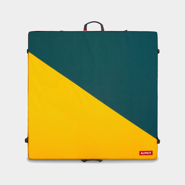 alpkit Phud bouldering mat in pineapple express - closed