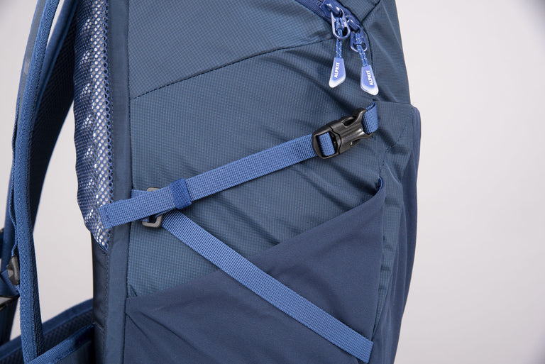 Alpkit presta 25l pack in nemo compression strap - closed