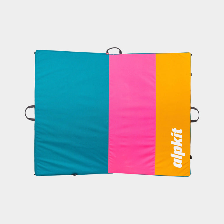 alpkit project large highball bouldering mat boulder pad in tequila sunrise