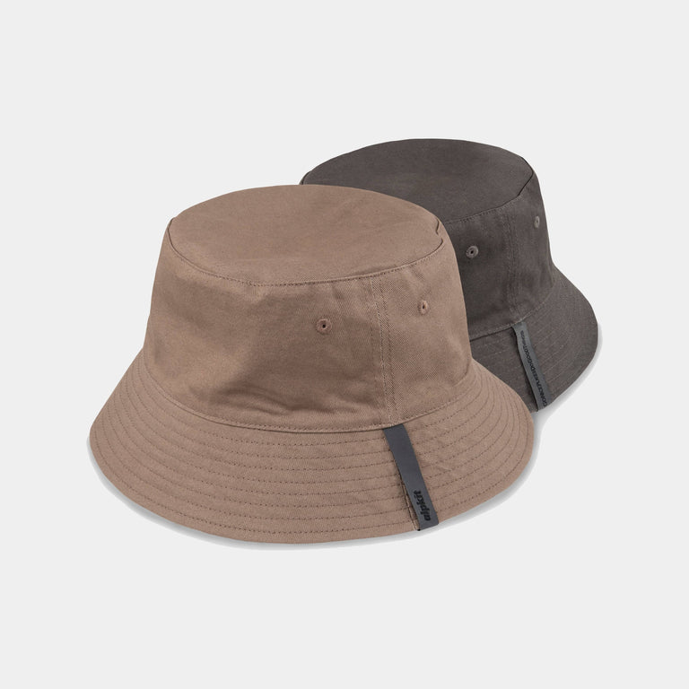 alpkit reni reversible bucket hat in sand brown