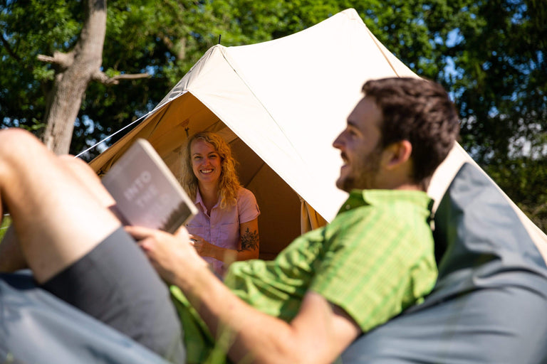 Alpkit roundhouse organic cotton bell tent inner - action