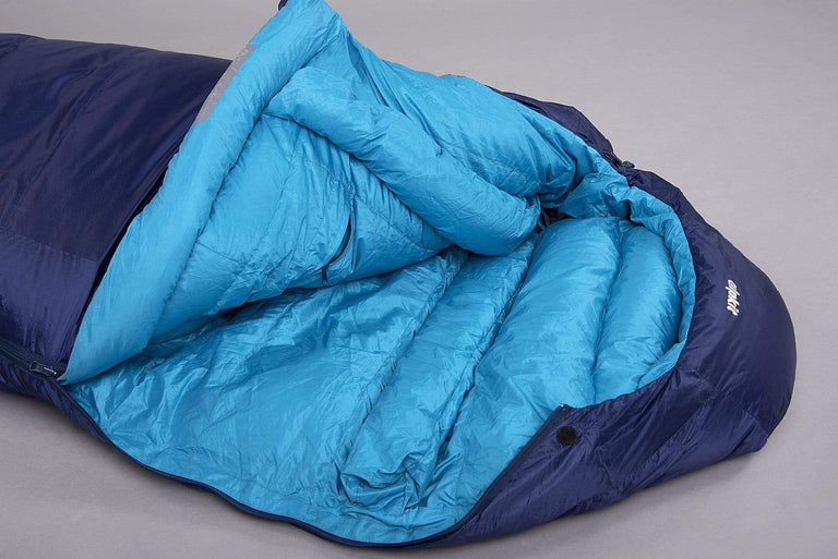 skyehigh 500 down sleeping bag in nemo zip