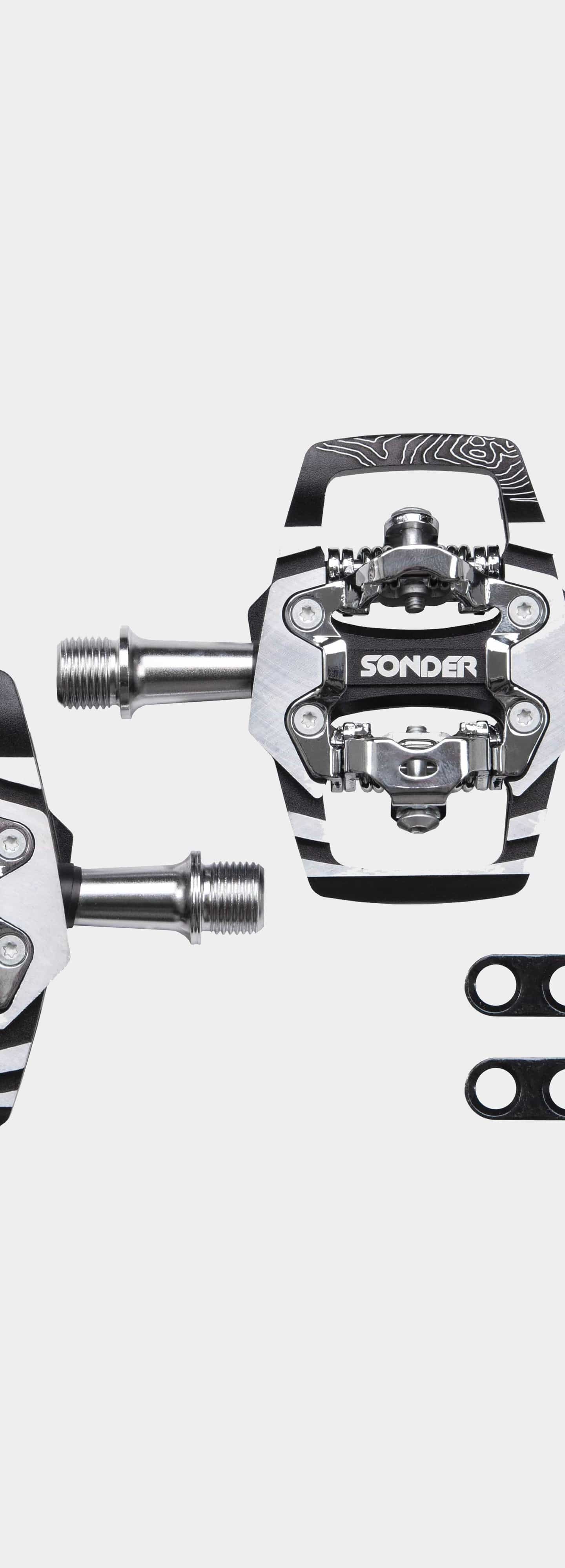 Clipless Platform Pedals With DoubleSided SPD Clips