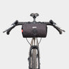 alpkit toploader zipped handlebar bag in panther black