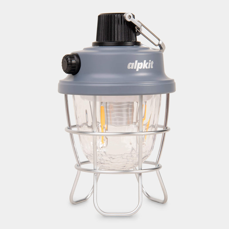 alpkit tyndall lantern rechargeable lantern for camping - closed