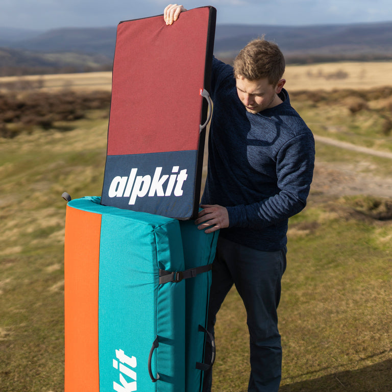 alpkit wafer sit start bouldering mat boulder pad