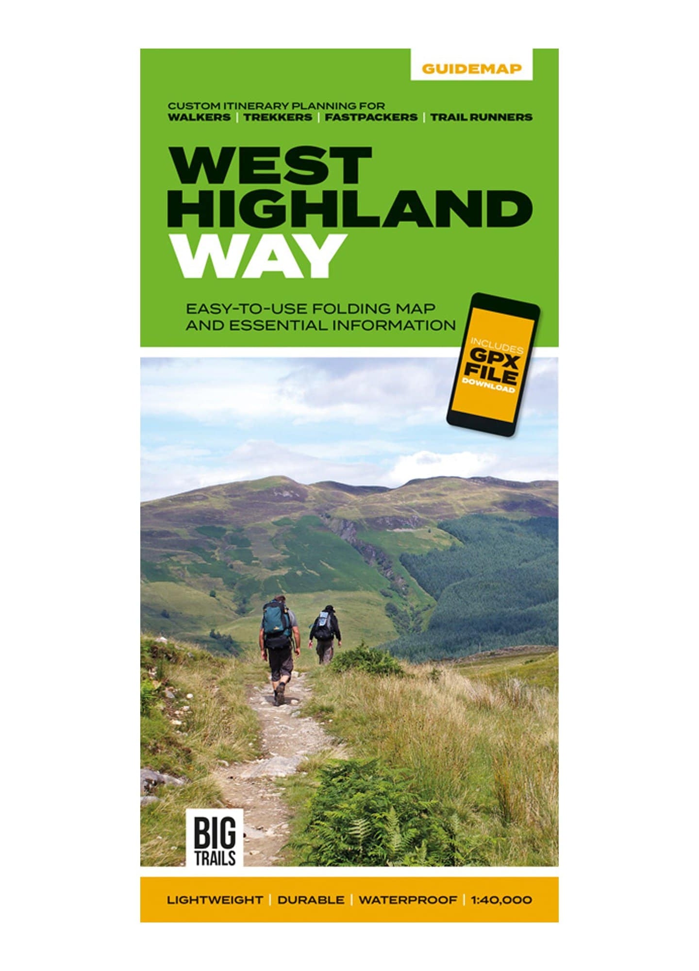 West Highland Way Guide Map Alpkit