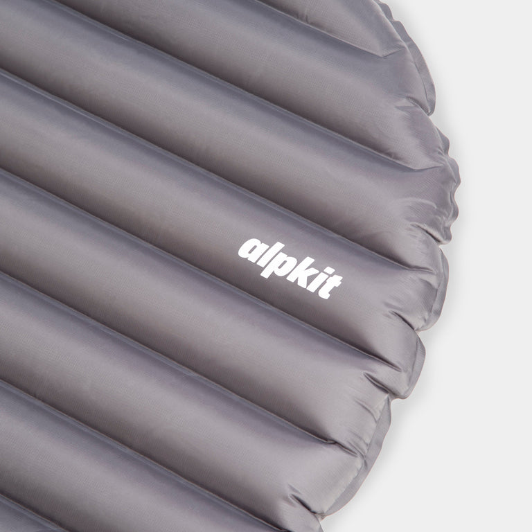 alpkit whisper sleeping mat in grey logo