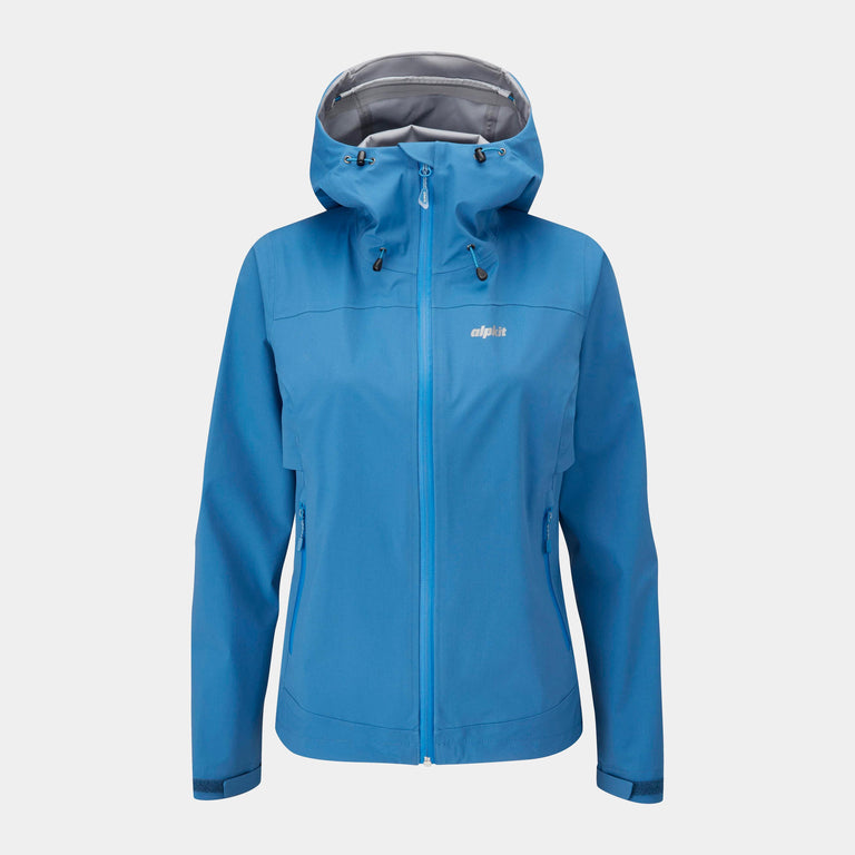 alpkit balance waterproof jacket in reef