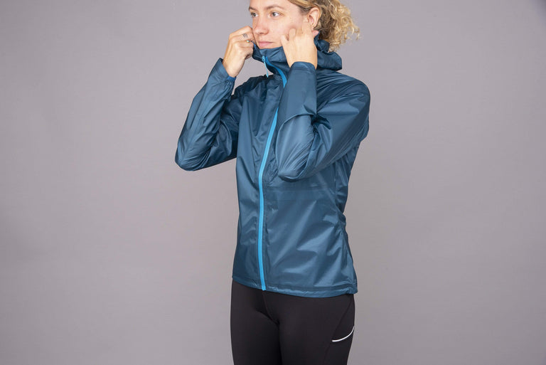 Alpkit womens Gravitas waterproof jacket in reef