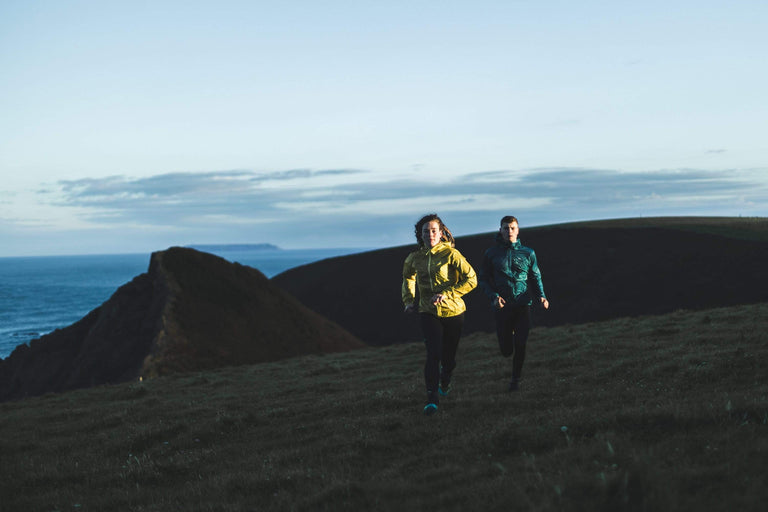 Alpkit womens Gravitas waterproof jacket - action