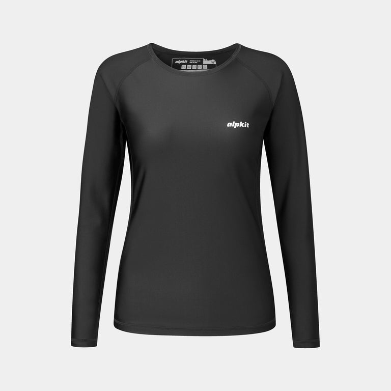 alpkit hurley womens swimming top in black