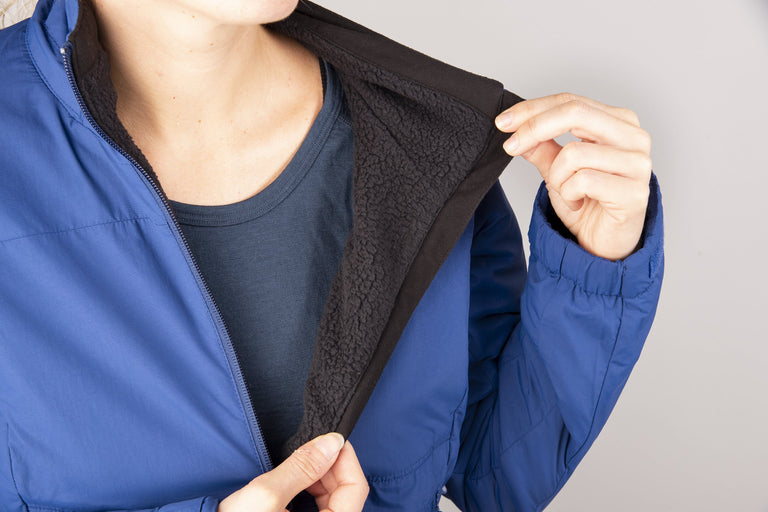 womens Alpkit jura mountain smock in nemo fleece
