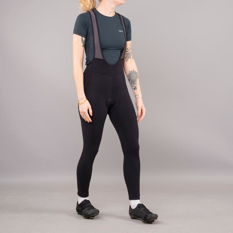 womens rhythm bib tights front