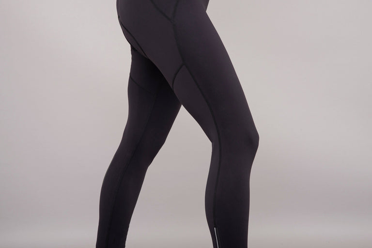 womens rhythm bib tights logo