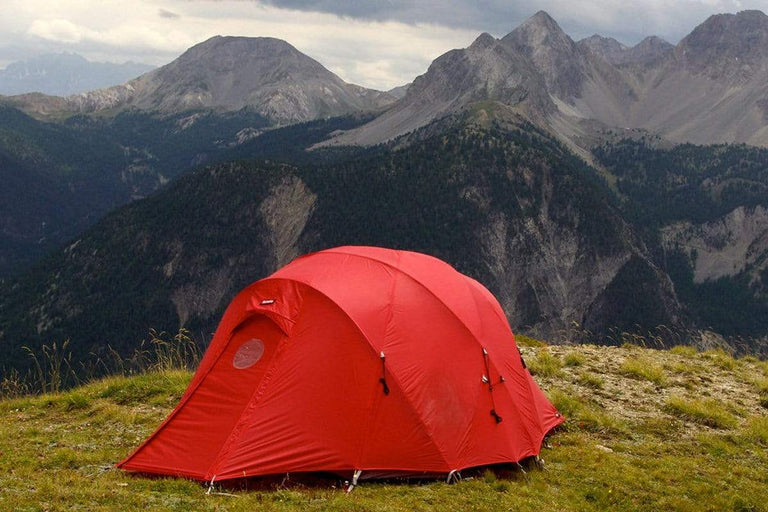 zhota tent pitched mountain